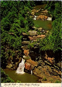 USA Linville Falls Blue Ridge Parkway North Carolina Vintage Postcard BS21