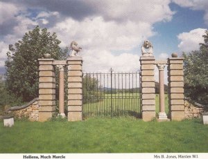 Hellens Much Marcle Herefordshire Real Photo Postcard