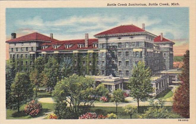 Michigan Battle Creek Sanitarium Curteich