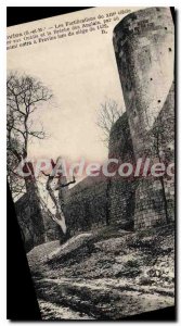 Old Postcard Provins round Fortifications of the English breccia oversights