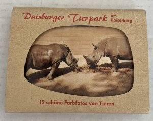 Duisburger Tierpark Zoo Germany Postcard Souvenir Folder Cards 12 Cards