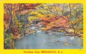 Greetings from Broadway, N. J., USA New Jersey  