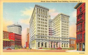 PROVIDENCE Rhode Island RI    RHODE ISLAND HOSPITAL TRUST BUILDING   Postcard