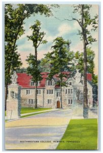 1947 Southwestern College Building Memphis Tennessee TN Posted Vintage Postcard