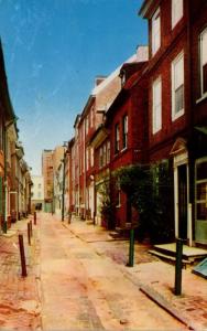 Pennsylvania Philadelphia Elfreth's Alley 1961