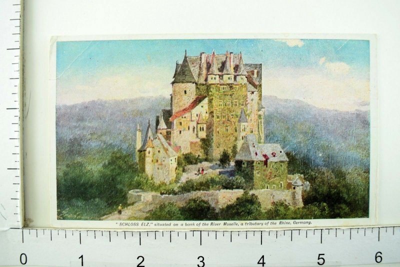 C.1900 Schloss Elz Castle, Prudential Insurance Company, Newark, NJ Postcard P40