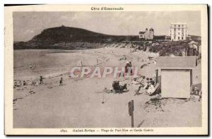 Postcard Old Saint Briac Beach Port Hue Guard Guerin