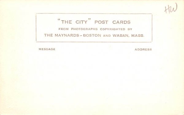 Durant House Wellesley, Massachusetts Postcard