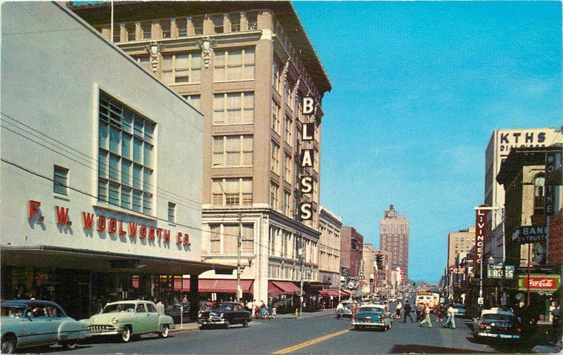 Carte Postale Vintage Town House Restaurant Conway Arkansas – Années 1960, Voitures