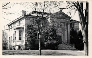 USA Beal's Memorial Library Winchendon Massachusetts Vintage Postcard 04.04