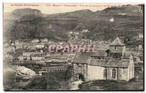 Old Postcard Picturesque Cantal Murat Panoramic View of the Chapel of Bezons