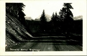 RPPC Seward Kenai Highway Street View Alaska AK UNP Unused Postcard C9