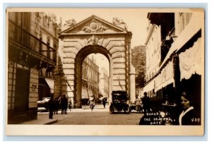 c1920's Bordeaux France, The Dejeaux Gate View RPPC Photo Unposted Postcard 