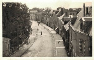 France Pouzauges Vendée Route de Chantonnay Vintage Postcard RPPC 04.83