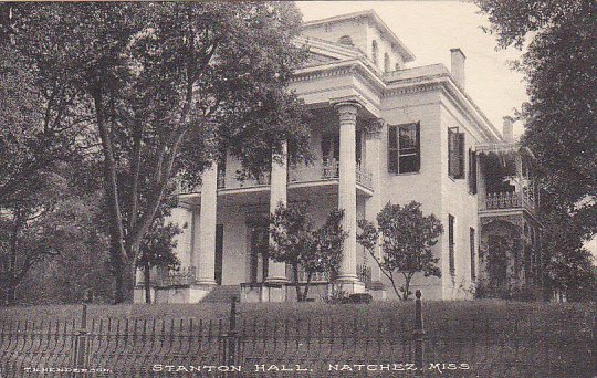 Mississippi Natchez Stanton Hall Built In 1851 Albertype