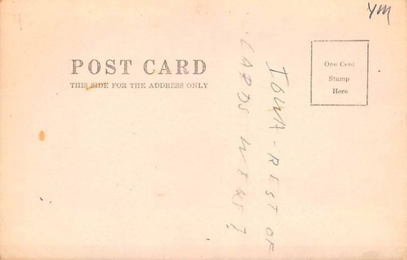 Library Marengo IA USA Postcard