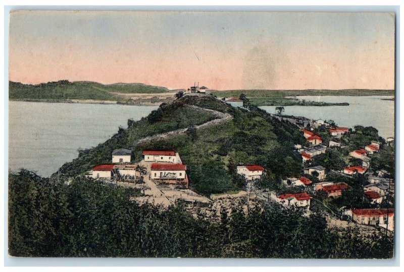 c1910 View of Cerro St. Ana Guayaquil Ecuador Antique Unposted Postcard