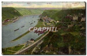 Postcard Old St. Goar Rhein