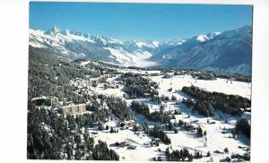 BF13016 crans sur sierre vue aerienne a l ouest de switzerland  front/back image