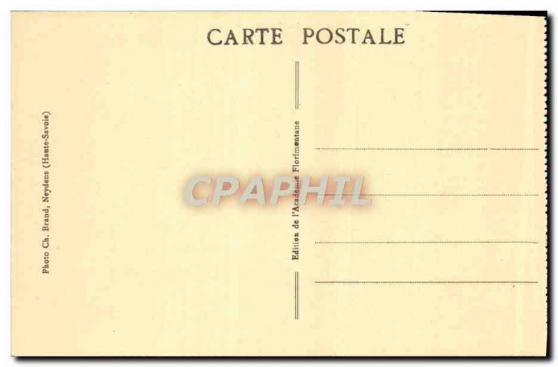 Old Postcard Montrottier Chateau Musee Leon Mares Knights Hall