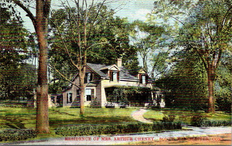 Connecticut South Manchester Residence Of Mrs Arthur Cheney