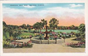 Florida Orlando Fountain Eola Park