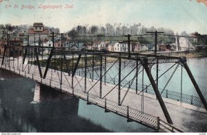LOGANSPORT, Indiana, PU-1909; 6th St. Bridge