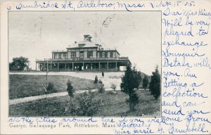 Attleboro MA Casino Talaquega Park c1905 Postcard G50