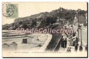 Postcard Old Sainte-Adresse the Maritime Boulevard and Cape of Heve
