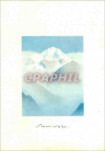 Postcard Modern eternal Peaks Mont Blanc from Tarentaise