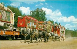  WI, Baraboo, Wisconsin, Circus World Museum, Draft Horse, Band Wagons