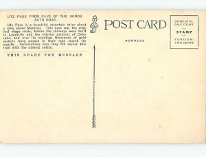 Divided-Back RUSTIC SCENE Manitou Colorado CO hk4059