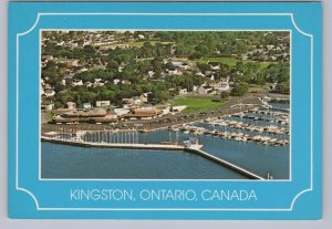 Portsmouth Olympic Harbour, Kingston, Ontario, Chrome Aerial View Postcard