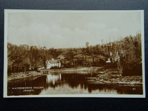 Channel Islands JERSEY Waterworks Valley - Old RP Postcard by Excel