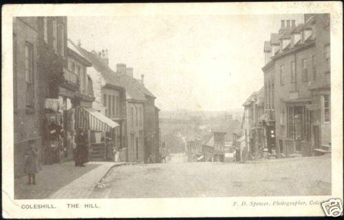 warwickshire, COLESHILL, Street Scene, The Hill (1904)