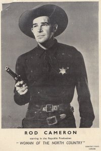 Rod Cameron in Woman Of The North Country Antique Western Old Publicity Photo