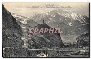 Old Postcard The Alps Meolans Chapelle Saint Julien Bridge Ubaye