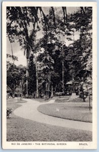 Botanical Garden Rio De Janeiro Brazil UNP Unused WB Postcard M7