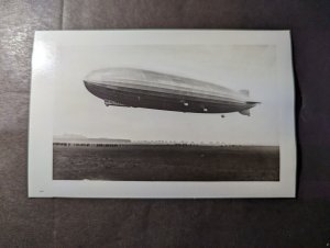 Mint Germany Aviation LZ 130 Graf Zeppelin II Postcard Taking Off from Field