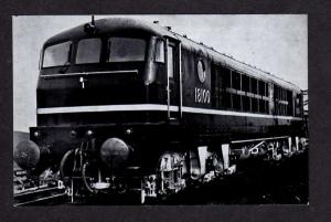 UK British Railway Train Railroad Gas Loco Postcard RR