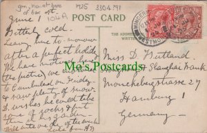 Genealogy Postcard - Family History - Nutland? - Hamburg - Germany  104A