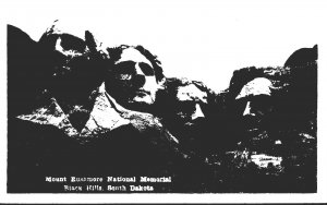 South Dakota Black Hills Mount Rushmore Real Photo