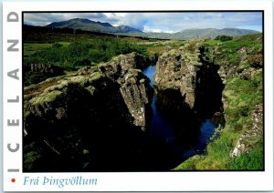 M-8134 Lakes in Lava Lava Fields Þingvellir South Iceland