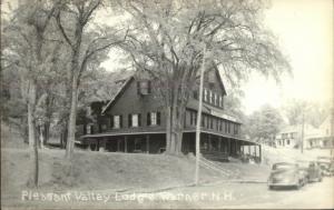 Warner NH Pleasant Valley Lodge Real Photo Postcard