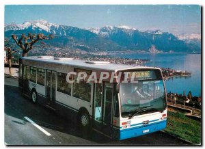 Postcard Modern Bus Van Hool A300 floor surbaisse Commissioning 1992