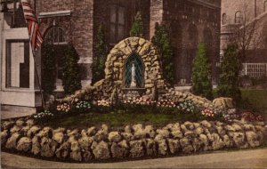 New York Rochester St Andrew's Church Wayside Shrine Handcolored Albertype