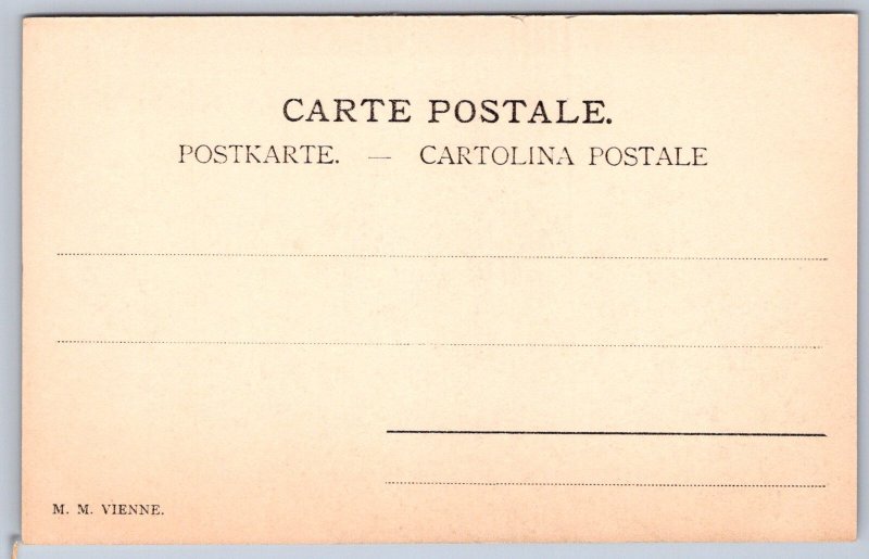 JH14/ German Postcard c1910 Merry Christmas Pretty Women Muffs Dress 65