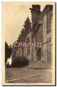 Postcard Old Toucy Portal & # 39Eglise