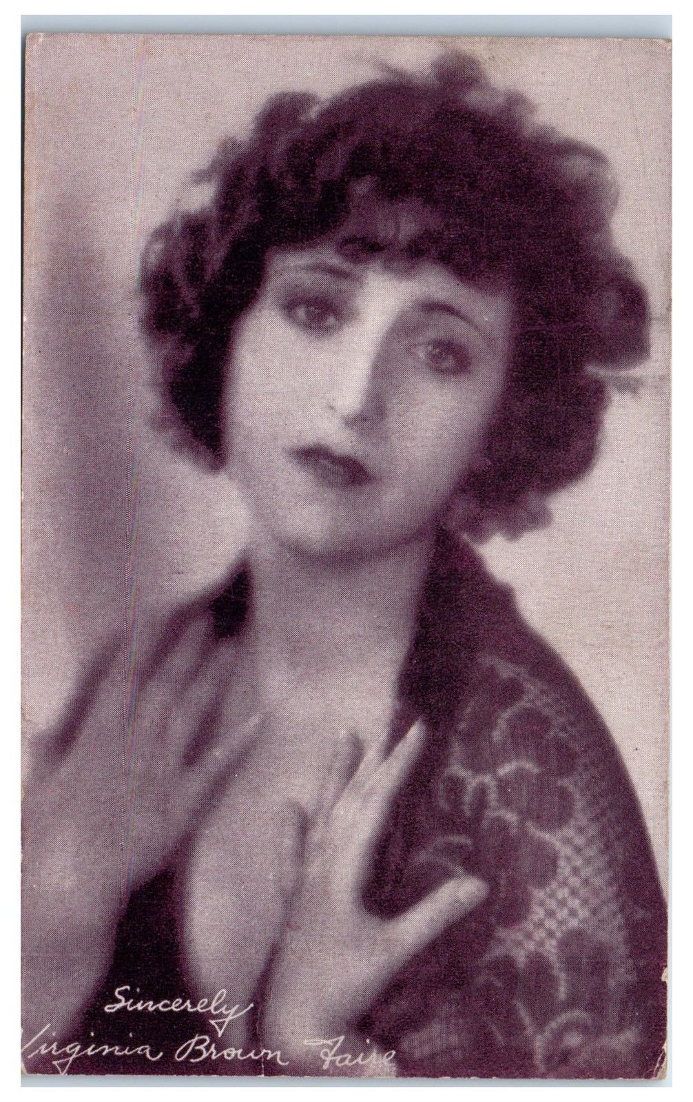 Virginia Brown Faire, Hollywood Silent Film Actress Postcard | Topics - People - Other