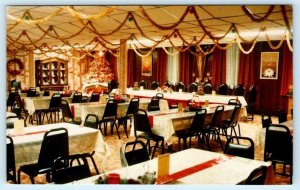 BETTENDORF, Iowa IA~ King Banquet Room ST. FRANCIS MONASTERY 1960s-70s Postcard